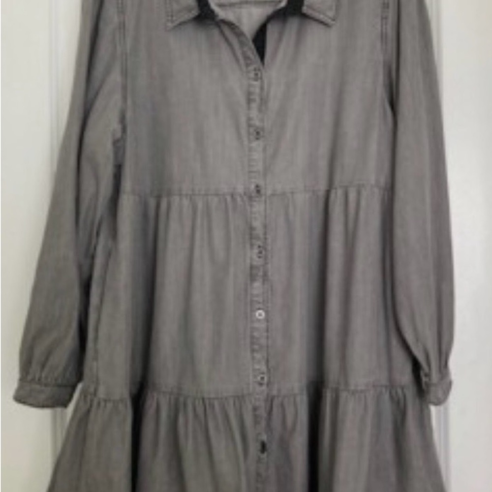 Serra Black and Gray Dress